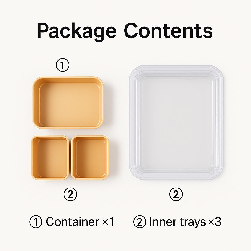 Master Your Meal Prep: Daiso Divided 3-Compartment Rectangular Food Container (1.5L