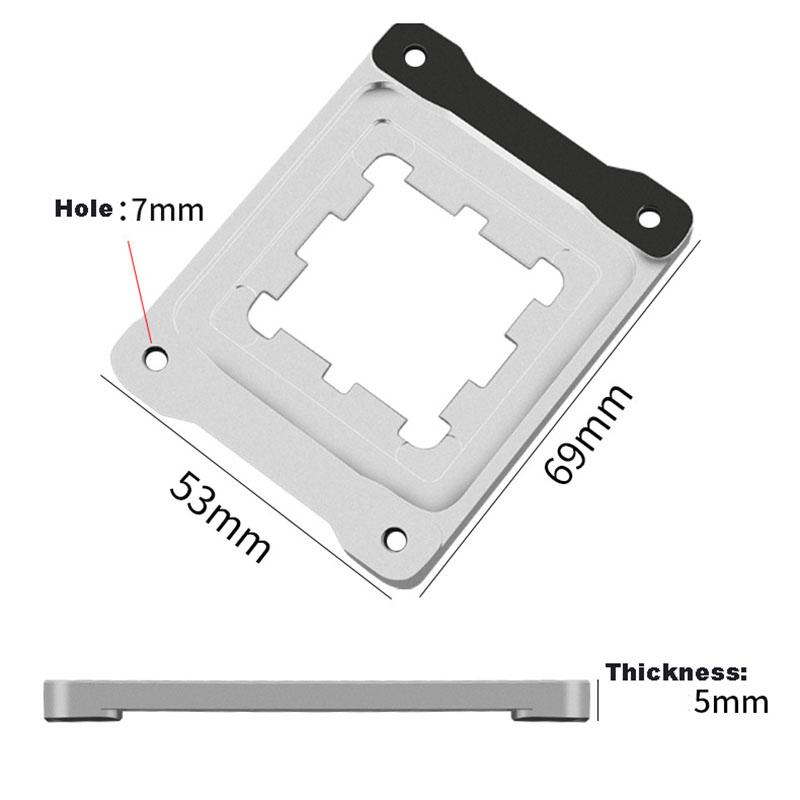 AMD AM5 CPU-Halter Aluminiumlegierungsrahmen Anti-Druck-Schnellverschlussklemme RYZEN1700 Prozessorkühler-Halterung Biegungskorrektur-Halterung