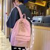 Nylon Backpack Junior High School Student Schoolbag Female Large Capacity Outdoor High School Student Backpack