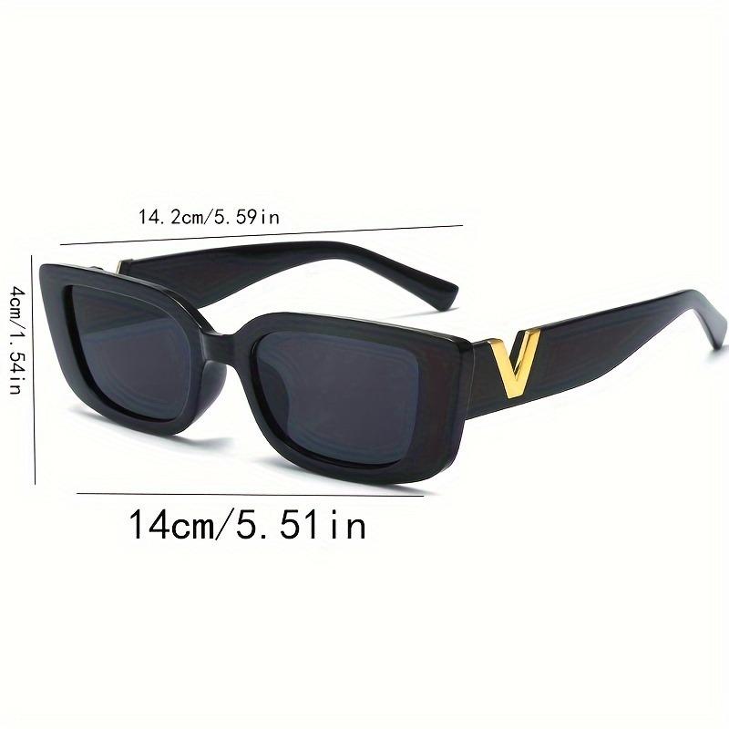 3-piece V-shaped Frame Fashion Glasses Set - Sports PC Frame Black White and Pink Decorative AC Lens with Gold Accents