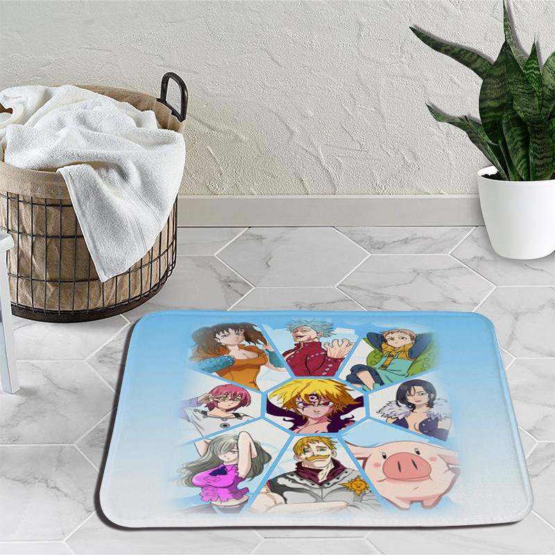 Covorul The Seven Deadly Sins desen animat sufragerie dormitor covor balcon baie covor antiderapant covor exterior cadou de zi