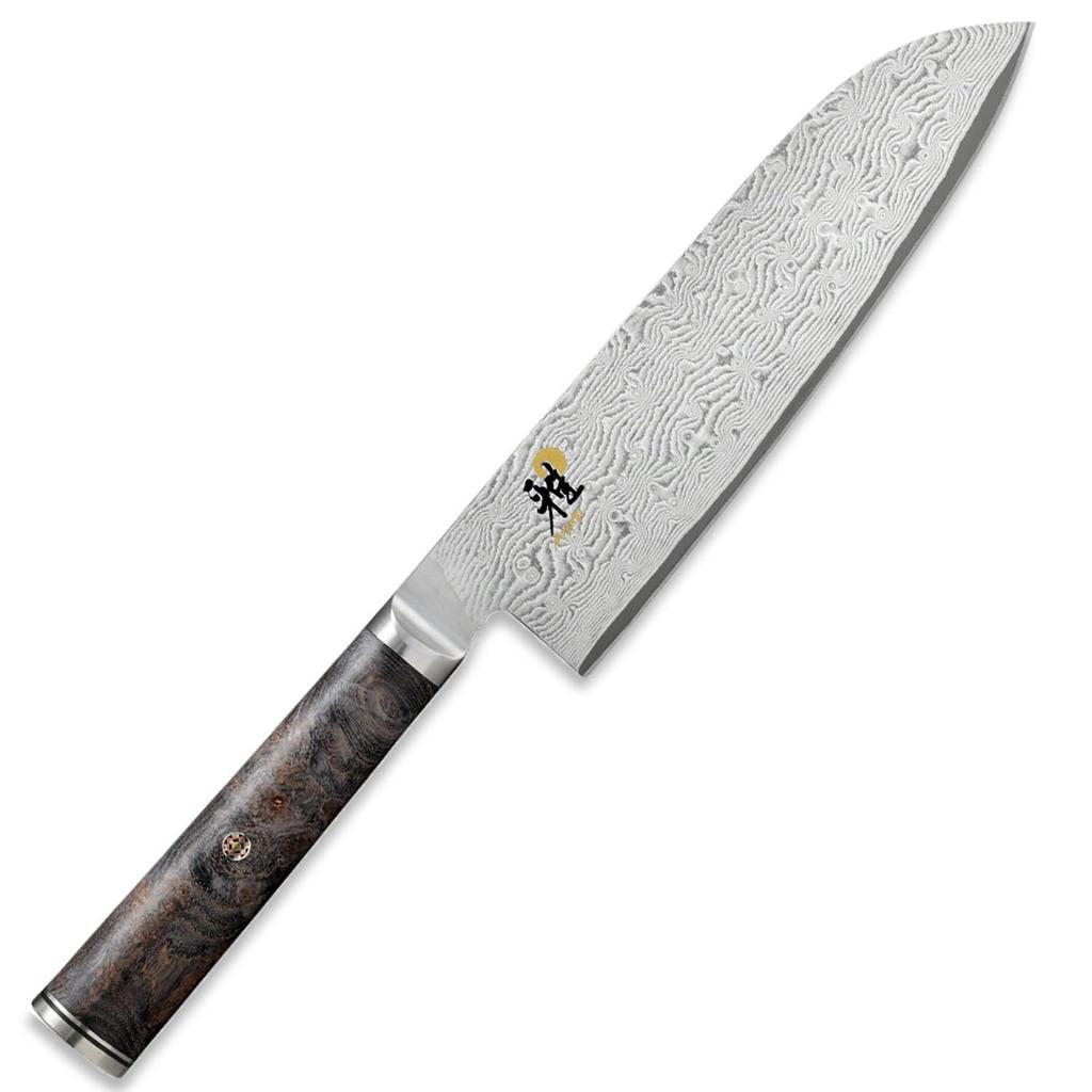 MIYABI Santoku Made in Damascus Made in Seki Gifu Prefecture Product in "5000MCD67 Knife, 180mm, Japan" Multi-Layer Steel, City, [Official Japan]