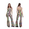 Halloween Disco Outfit Women Retro 70s Stage Performance Costume Set