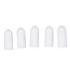 100PCS Screw End     White PVC Anti Aging Flexible Flame Retardant End Cover for