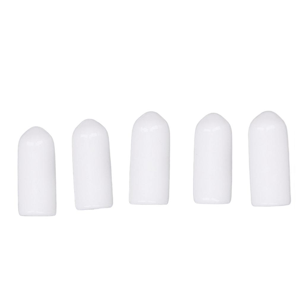 100PCS Screw End     White PVC Anti Aging Flexible Flame Retardant End Cover for