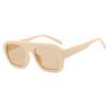 Luxury Square Sunglasses For Women New Vintage Thick Frame Leopard Orange Sun Glasses Female  Fashion Polygon Flat Top Eyewear