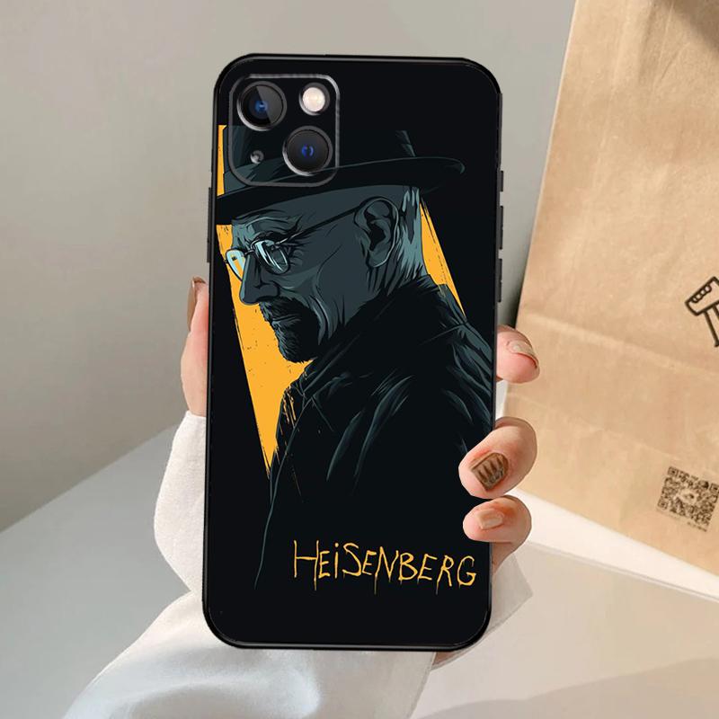 Heisenberg Breaking Bad Case For iPhone 16 15 14 13 12 11 Pro Max XS XR X Plus 12 13 Mini Bumper Back Cover