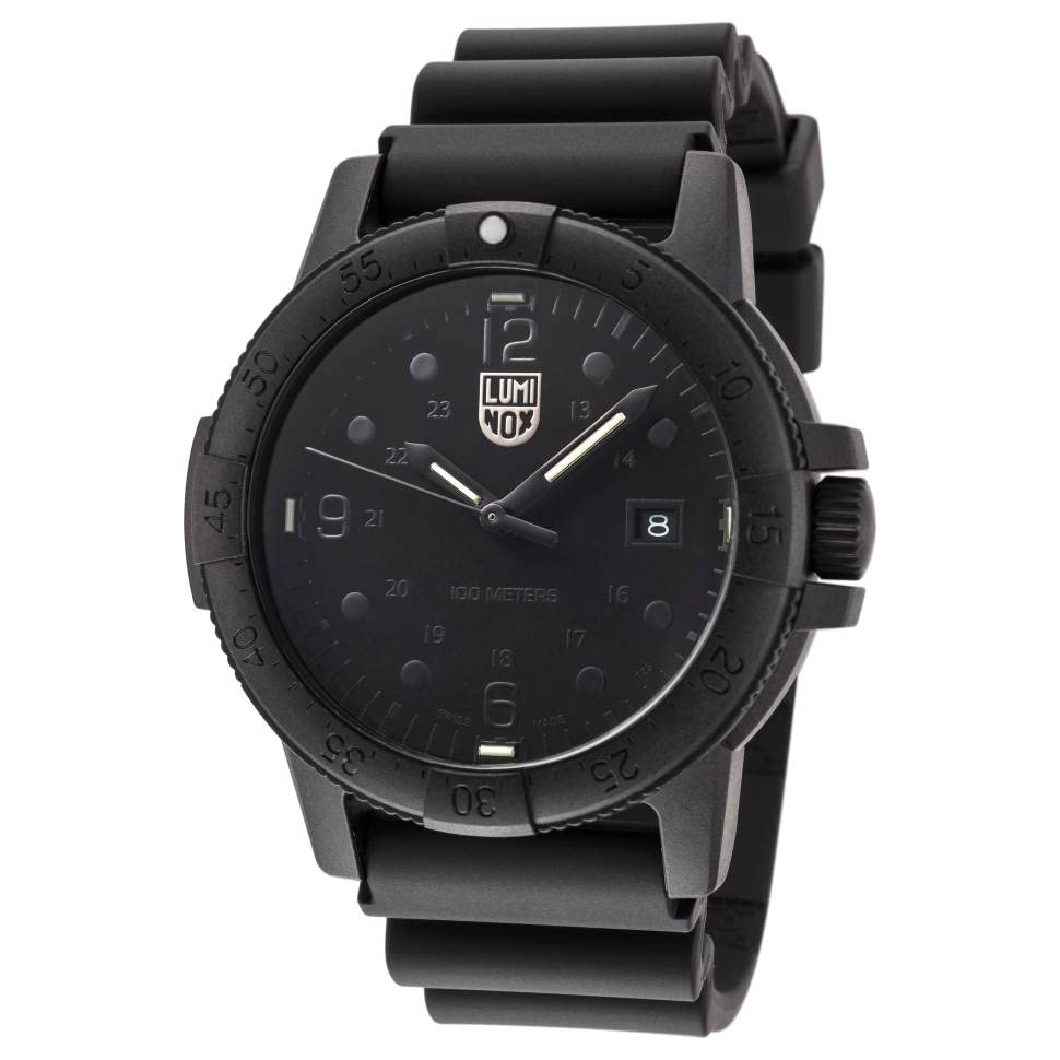 Luminox Sea Bass Carbonox Matte Black 44mm Model Swiss Made Watch X2.2001.BO