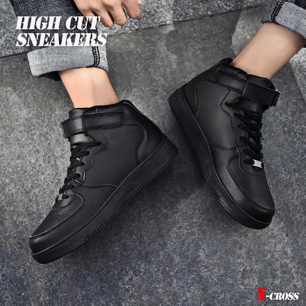 Black Shoes with Velcro Platform and Synthetic Perfect for and Stylish and Available in Plus Perfect for and Features Detail and Available in Size
