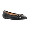Dune London Womens/Ladies Lo Habitats Leather Buckle Detail Ballet Flats