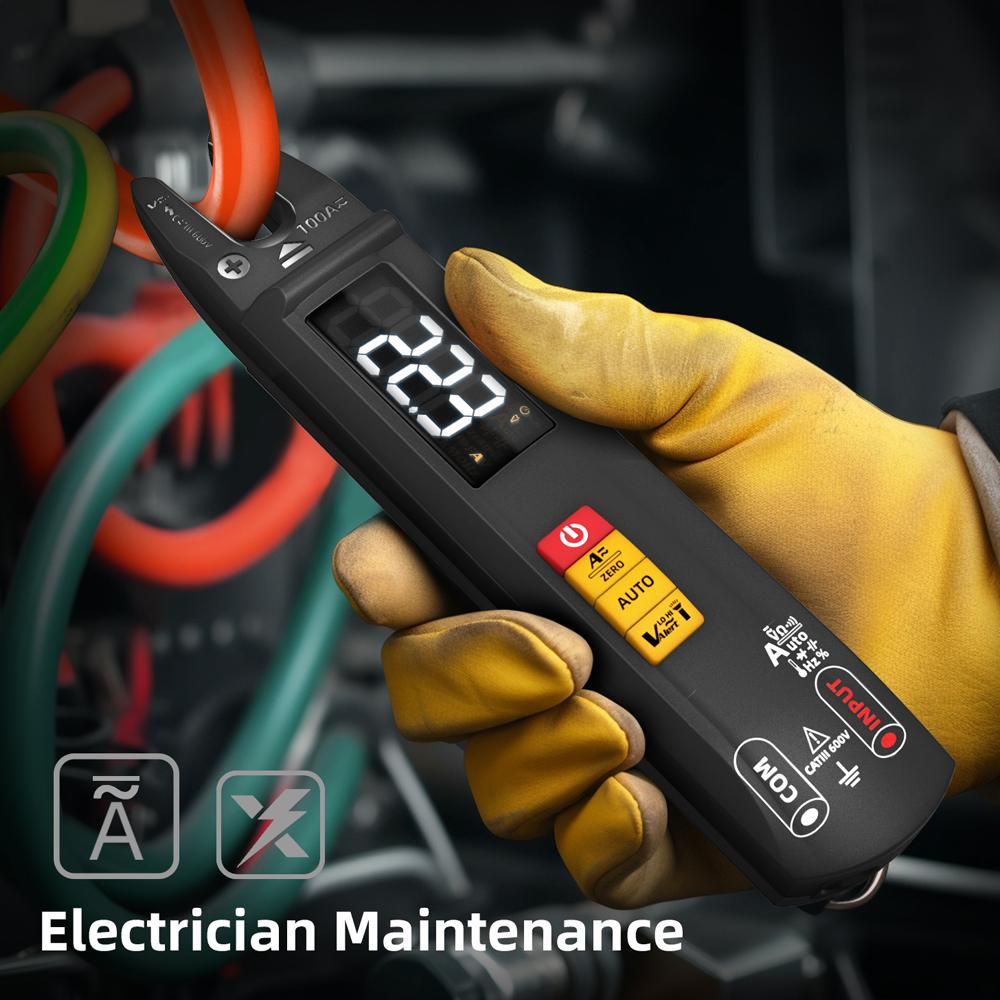 3in1 Handheld Digital Multimeter Clamp Ammeter Electric Test Pen LCD Color Display Handheld Multimeter 6000 True RMS