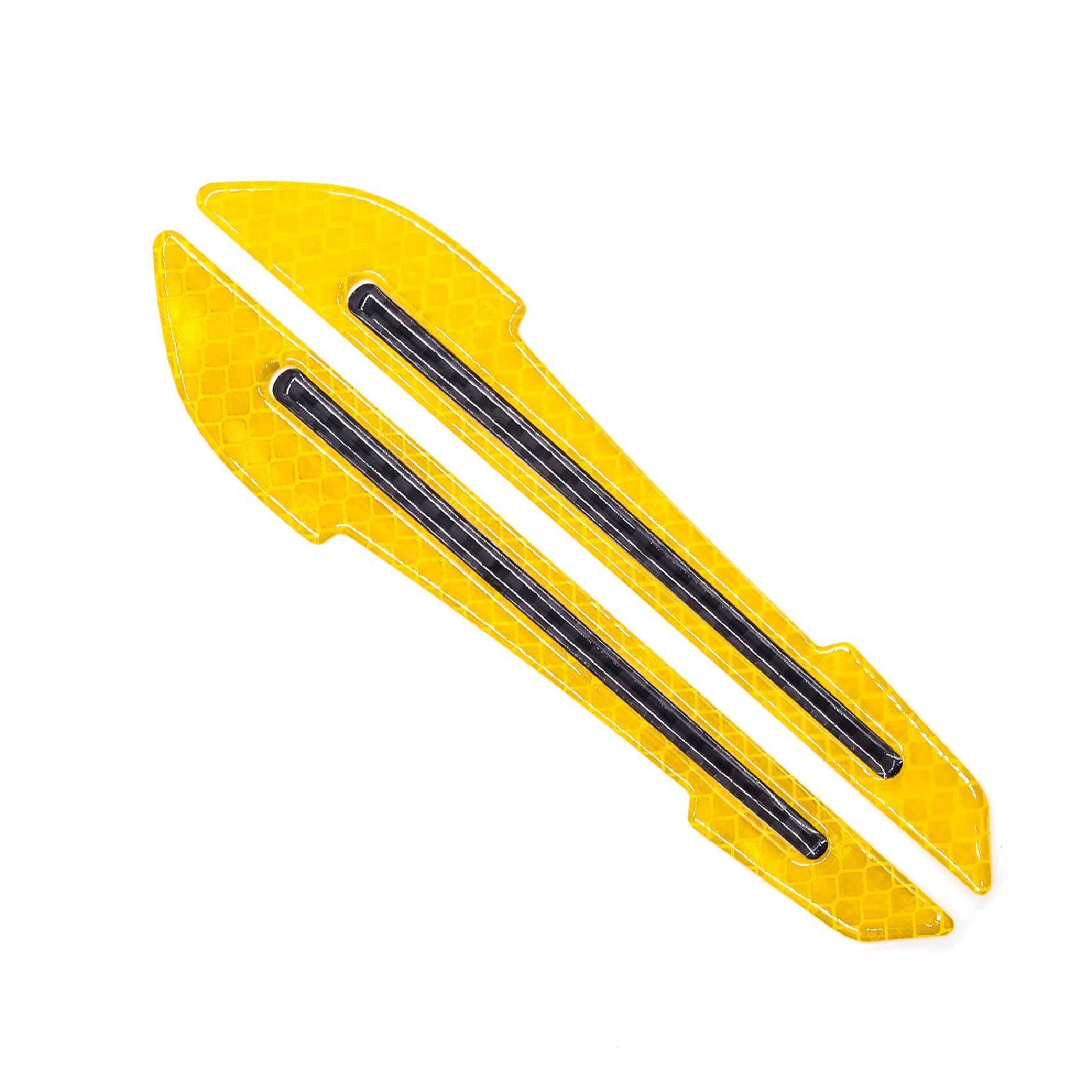 

Car Mirror Reflective Warning Sticker жёлтый