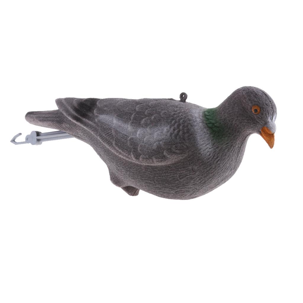 Pigeon Decoy Hunting Bait Shooting Trap Pest Control Garden Scarecrow 30cm for Home Garden Yard Decoration