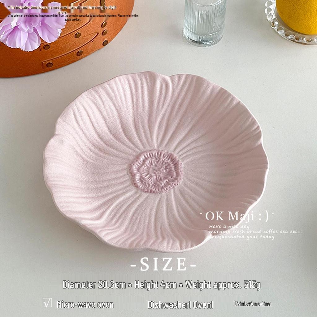 Exquisite Ceramic Breakfast and Dessert Plate for Elegant Table Settings