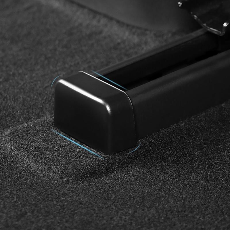 For Tesla Model 3 Y 2021 2022 2023 2024 2025 4PCS Car Rear Seat Slide Rail Anti-Kick Rubber Plug Protective Case Cover Sticker