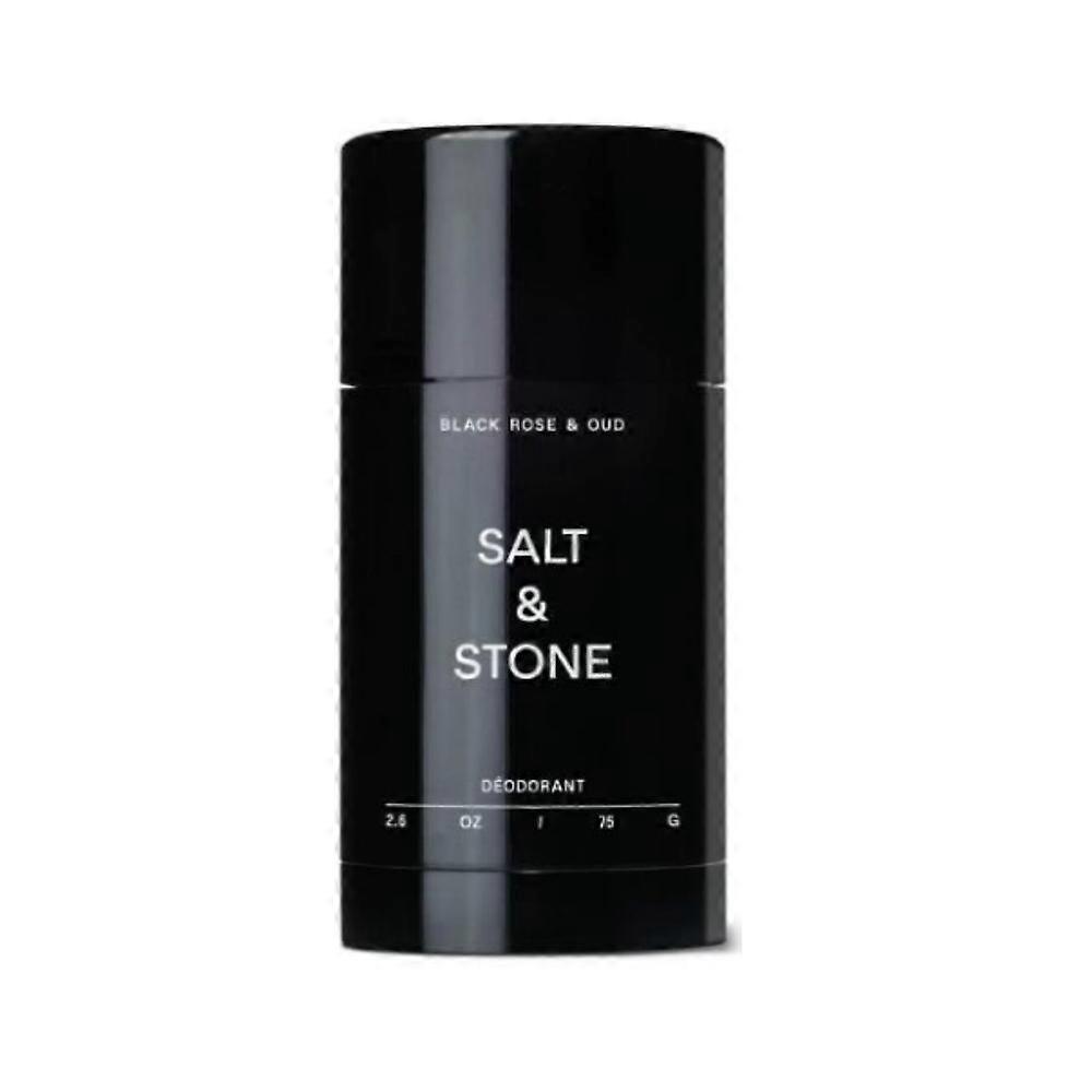 Salt Stone Unisex Extra Strength Deodorant with Black Rose Oud Fragrance, Ideal for Long-Lasting Freshness