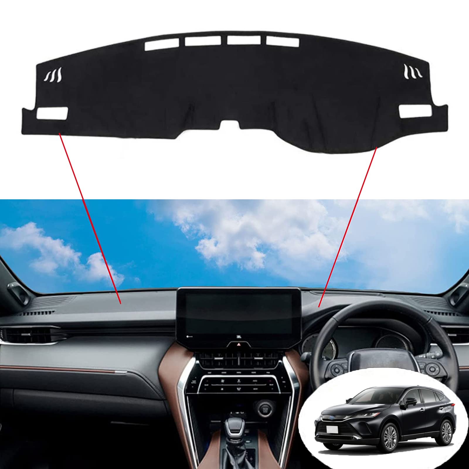 

Коврик на приборную панель Harrier 80 Series Коврик на приборную панель Harrier 80 Series Harrier 80 Приборная панель Июнь 2020 Модель текущего поколения Специальный дизайн Защита от солнца Приборная панель чёрный