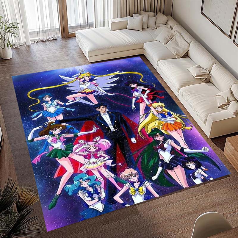 Diese beliebte Spielmatte im Anime-Design mit Pretty Guardian Sailor Moon besteht aus bequemem, weichem, dickem und rutschfestem Flan