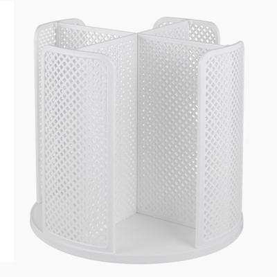 Disposable Cup Storage Organizer 4 Compartment 360 Degree Rotating Coffee Cup Dispenser for Coffee