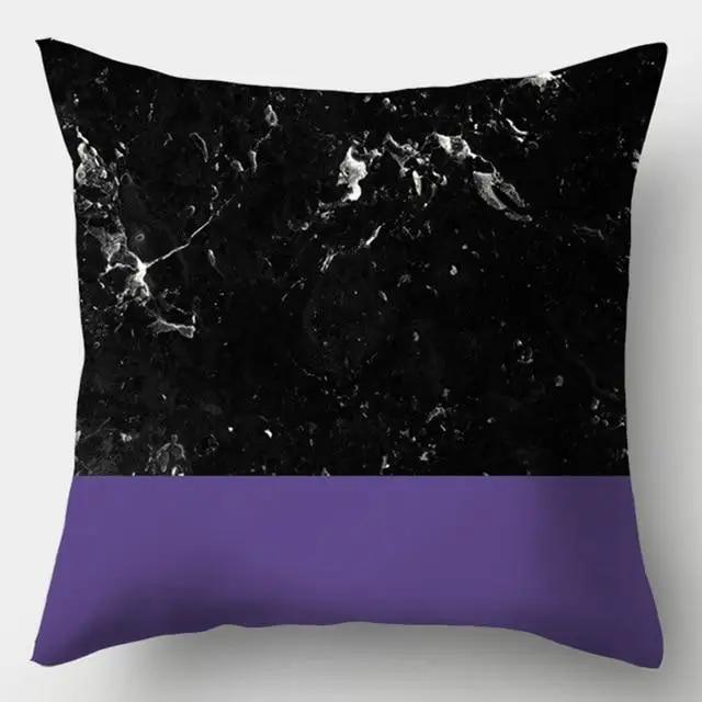 45*45 Pillow Home Decor Pillowcase Purple Geometric Decorative Cushion Cover Pillow Pillowcase Polyester
