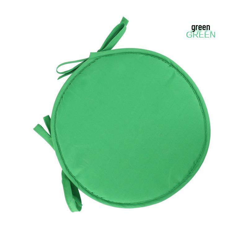 Green Round Chair Cushion - Thickened Seat Pad for Home, Office, or Dining Chair