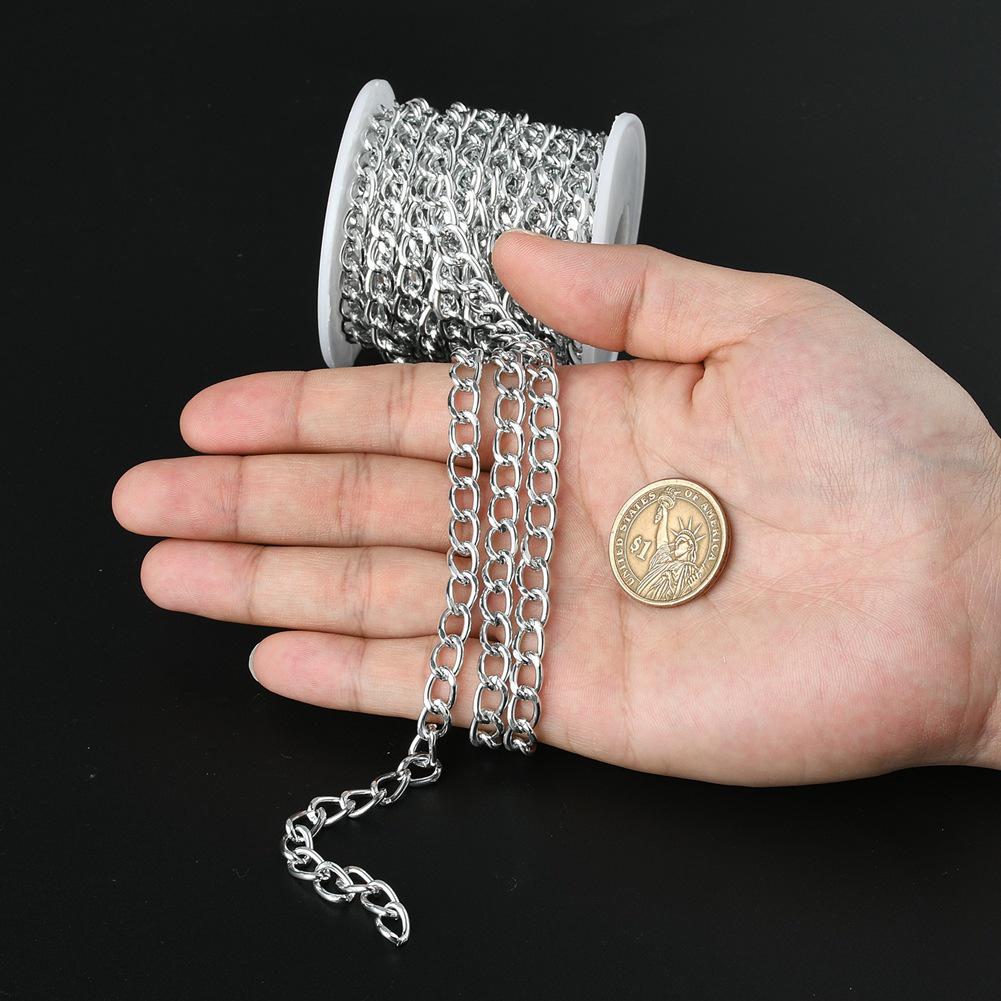 Handmade Metal Chain Necklace Kit: DIY Jewelry & Bag Accessories