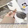 Luxury Smart Photochromic Myopia Eyewear Retro Women Ladies Brand Design Color Changing Sunglasses Outdoor UV400 Eye Protection