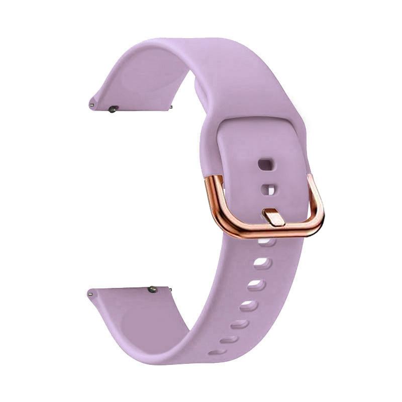 

New 18mm Silicone Strap for HUAWEI WATCH GT 5 GT4 41mm Bracelet Wristband For Huawei GT5 Pro 42mm/Watch 5 42mm Watchband Correa 18mm width світло-фіолетового кольору