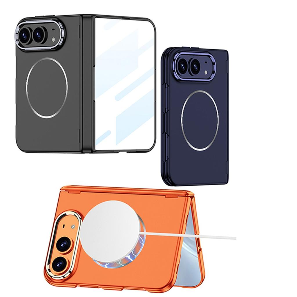 Case for IPhone Ultra 18 Fold Magnetic Shockproof Back Cover for MagSafe Wireless Charging Shell Membrane Hinge Protective Cover