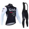 Li Shi UAE Road Bike Long Sleeve Thermal Cycling Set