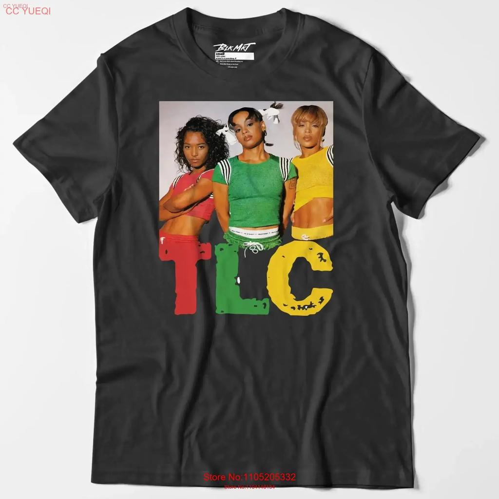 Tlc Tribute T Shirt Boz Left Eye Chilli Tour Merch Red Green Yellow Multiple Colors Vintage Stylish Stretched Casual