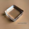 Custom Double-Sided Acrylic Square Photo Frame with Magnetic Paper-Cut Design, Small Size for Tabletop Display