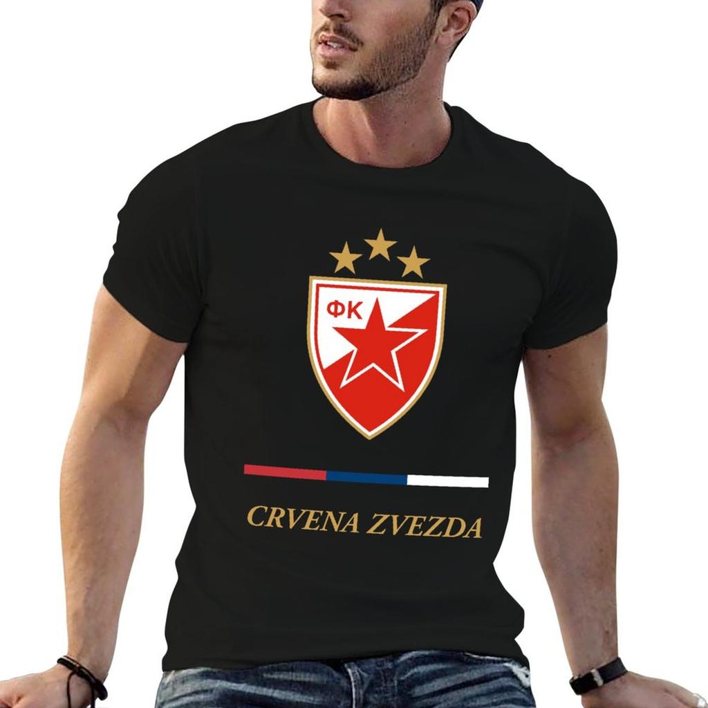 Crvena Zvezda Fk Maglietta Unisex Magliette Unisex Per Unisex Pacco Magliette in Cotone Magliette Cotone 100% Maglietta