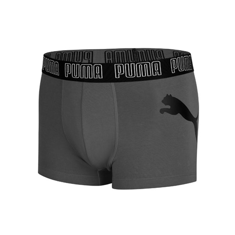Puma Minimalist Logo Mid-Rise Sports Casual Boxer Briefs Gift Box Men Underwear Black Dark-Gray Light-Gray 701220208-03