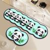 Diatom Mud Bathroom Non-slip Floor Mat Cartoon Cute Door Mat Bathroom Quick-drying Water-absorbing Mat Kitchen Oil-absorbing Mat