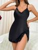 High-end Quality New Erotic Underwear Sexy Temptation Simulation Silk Hot Backless Suspender Skirt Burst