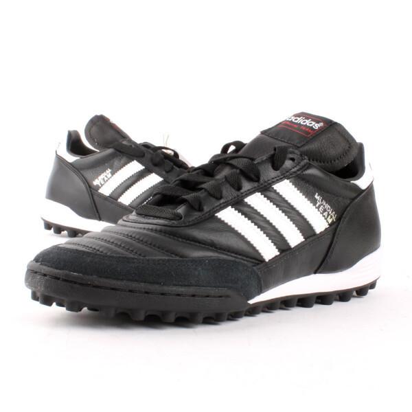 Adidas Mundial Team Soccer Shoes Futsal Shoes Natural Leather Artificial Turf Shoes Bare