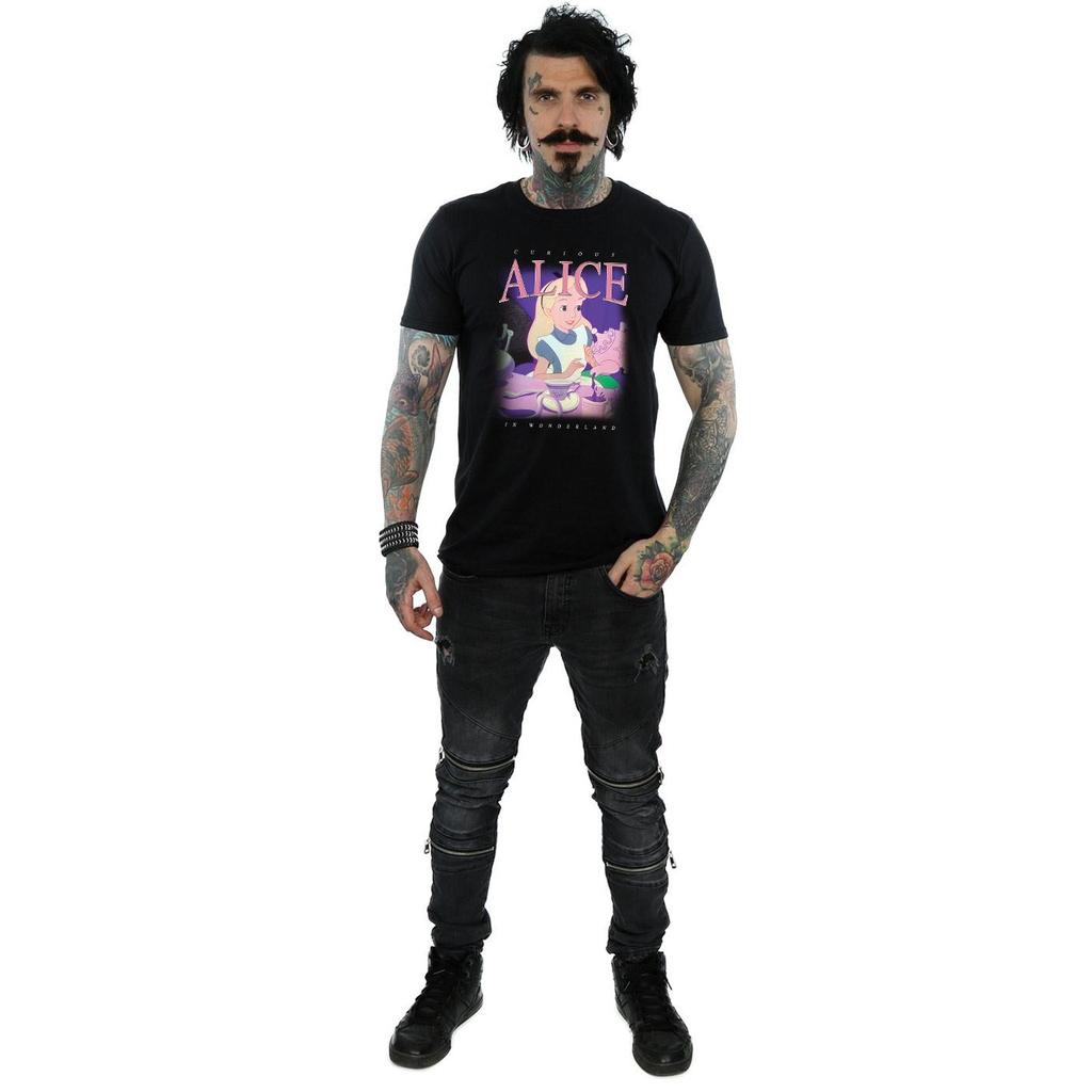 Disney Mens Alice in Wonderland Montage T-Shirt