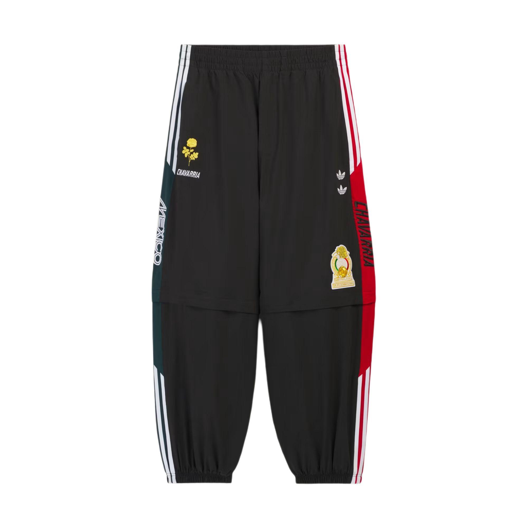 Adidas Men's Originals X Willy Chavarria Collaboration Removable Leg Design Loose Wide Leg Knit Sports Pants Unisex Pants Ku7798 Cm