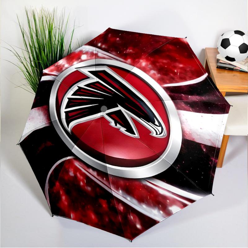 Atlanta Logo Umbrella 8-Frame for Travel, Camping, Casual Lightweight Portable Umbrella, Essential for Every Family Holidays Gift