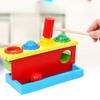 Wooden Toddler Color Matching Hammering Toy Interactive Ball Game For 1-2-3 Year Olds