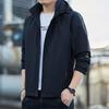 Frühling und Herbst Neue Koreanische Version von Lockerer Freizeit-Tooling-Jacke Herren Trendmarke Kapuzenjacke Herrenbekleidung