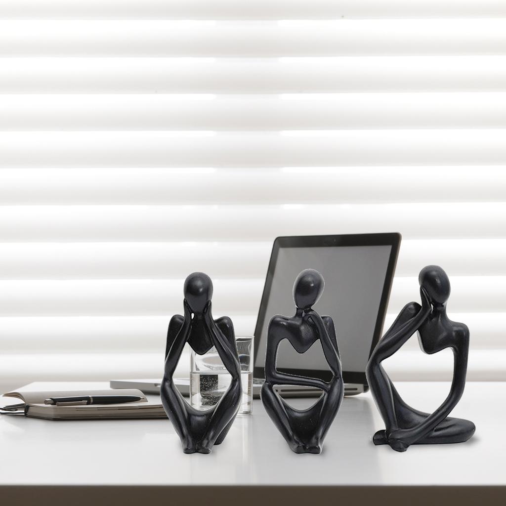 Abstract Yoga Figure Desktop Ornament Nordic Style Creative Home Decor