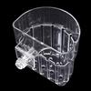 Aquarium Plant Holder Fish Tank Clear Hydroponic Planter Aquaponic Plant Holder Basket for Fish Tank Aquascape Decoration