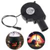 BBQ Blower Fan with 5V USB 12V 5.5x2.1mm Cable Variable Speed Controller for Outdoor Barbecues Fire Bellow