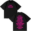 Rapper Jul Fashion Print T Shirt Unisex Unisex Harajuku Tshirt Summer Casual Cotton Short Sleeve Oversized Aesthetics Tshirts