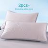 Cooling Pillowcase Covers Ice Silk Soft Breathable Summer Pillow Cases Machine Washable for Dorm Home Bedroom Use Smooth Fabric