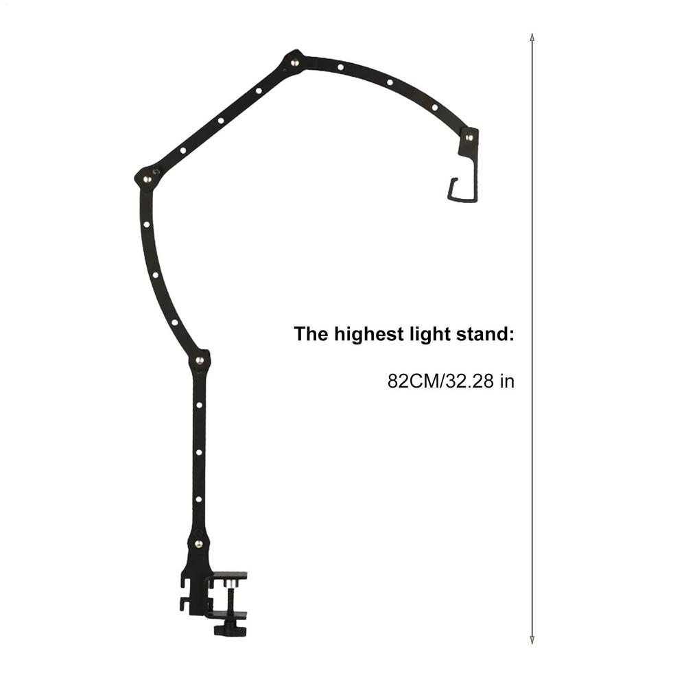 Camping Lantern Stand Foldable Outdoor Camp Suppplies Camping Lamp Hanger For Travelers Fishermen Hikers Tailgate Parties