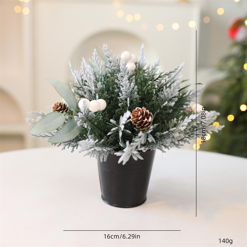 Stolní vánoční stromek Dekorace Malý vánoční stromek Vánoční dekorace Okenní ozdoby