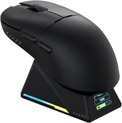 AJAZZ AJ159 APEX Ασύρματο Gaming 4K 8KHz OLED Βάση Φόρτισης 56g Ιαπωνικά Παιχνίδια FPS Ιαπωνία Εξουσιοδοτημένος Διανομέας Ποντίκι, Συμβατό, Οθόνη, Περιλαμβάνεται,